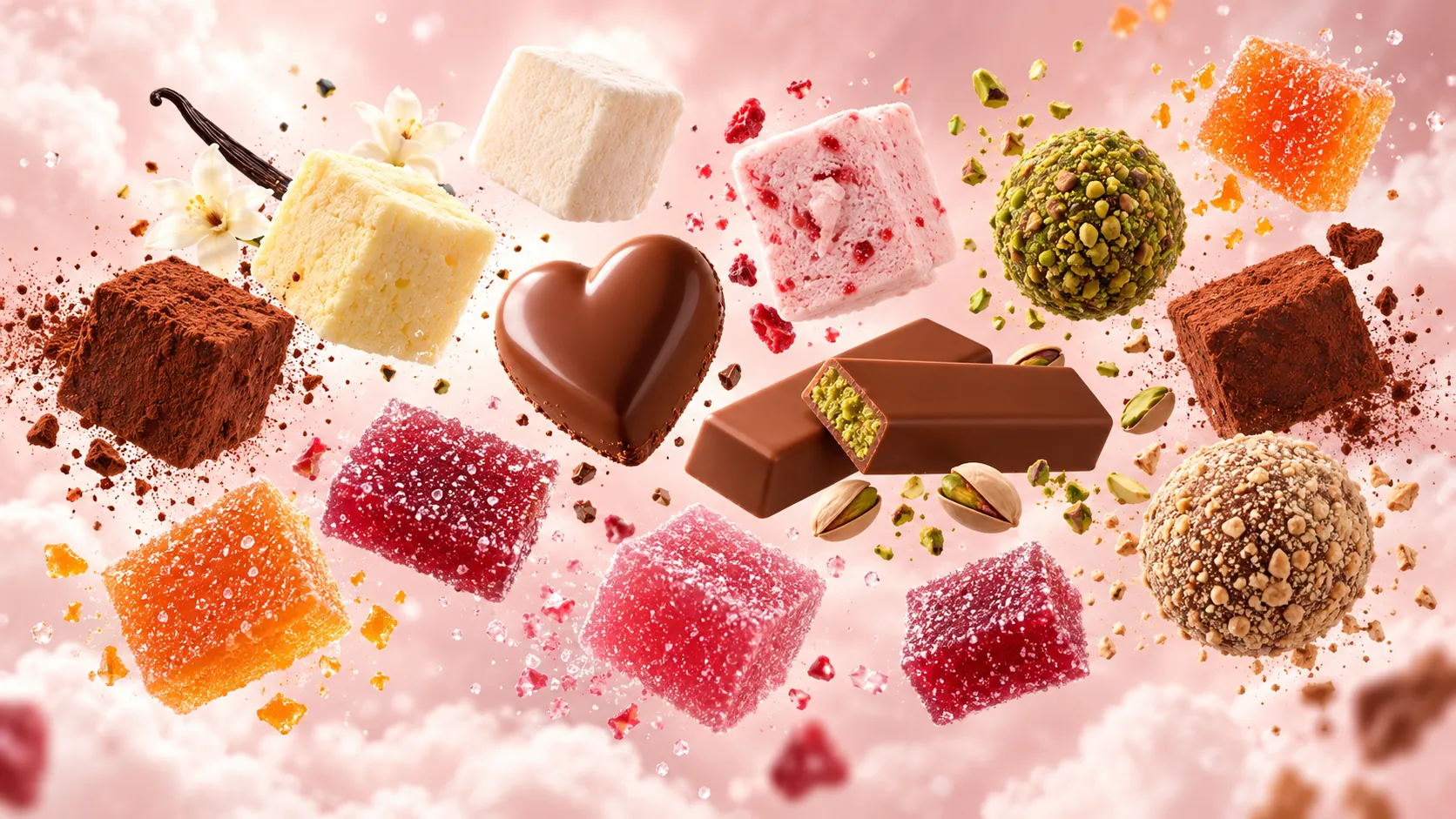 Chocolats, pâtes de fruits et guimauves de Mimi la petite souris